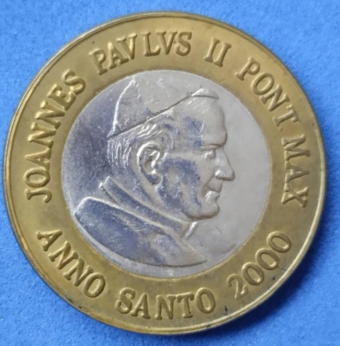 Moneda Juan Pablo Ii, Año Santo 2000, Prueba.