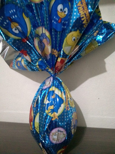 10 Ovos De Pascoa Personagens 50g Feito C/ Chocolate Garoto