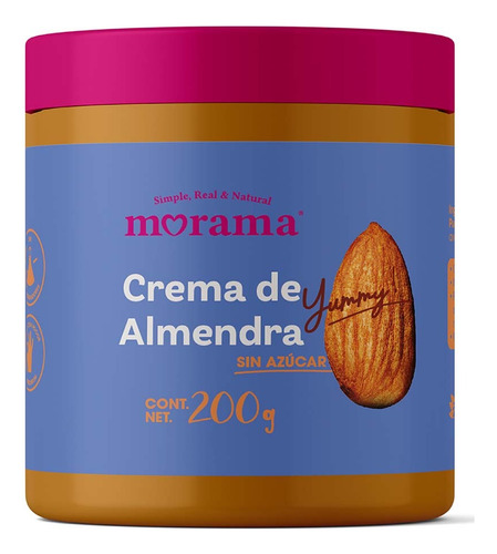 Crema De Almendras Morama De 200gr