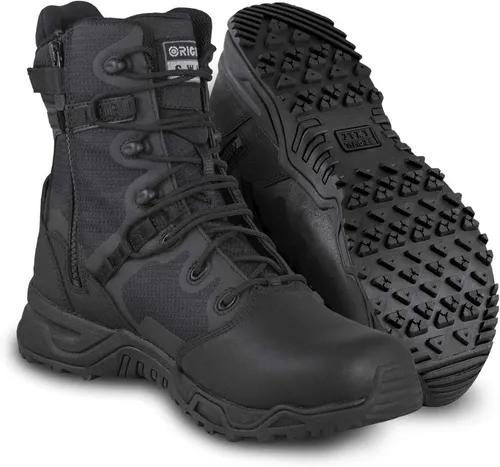 Botas Tacticas Original Swat Alpha Fury Punta De Cuero