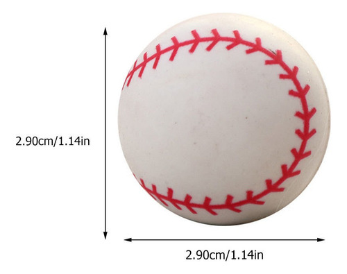 Pelota Hinchable De Béisbol De Goma Para Niños, 20 Piezas
