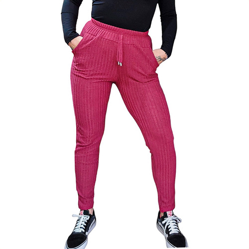 Pantalon Babucha Lanilla Morley Elastizado De Mujer T Grande