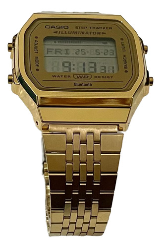 Reloj Casio Vintage Abl-100weg-9avt Dorado Dorado Blanco