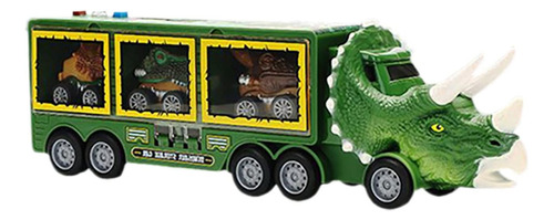 Juguete Camión Dino Party Truck Con Luz, Sonido, Dinoautitos