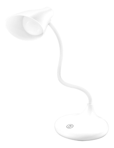 Lampara Flexible De Luz Led Recargable Touch 3 Intensidades Color de la estructura Blanco