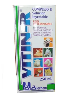 Complejo B Inyectable Vitin - R Animales X250ml 