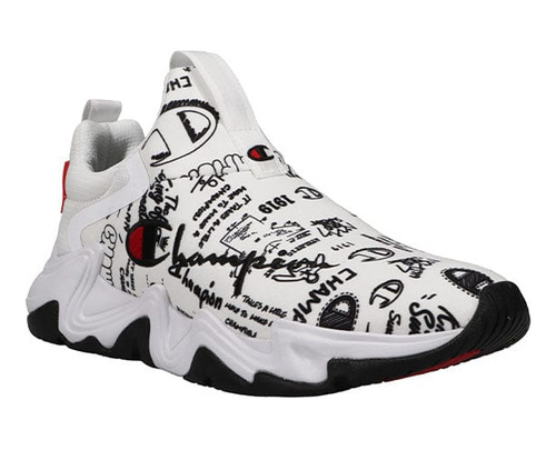 Zapatilla Champion Hyper Apex Doodle Hombre Blanco