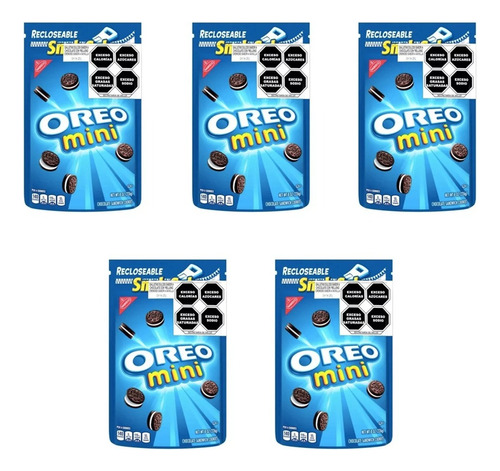 Galletas Mini Oreo 226 Grs C/u 5 Pack