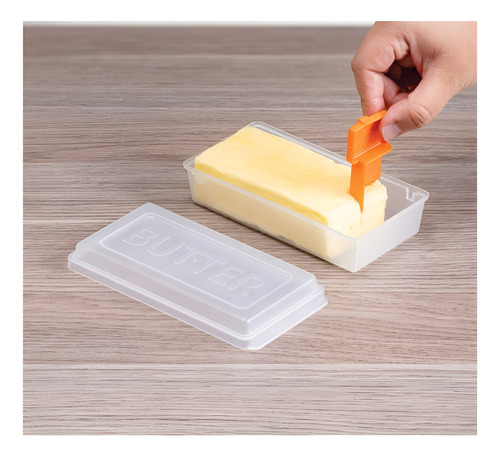 Contenedor Practi Conserva Para Queso Mantequilla Betterware Blanco