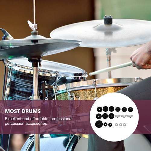 Util Drum Pad Drum Felt, 18 Unidades