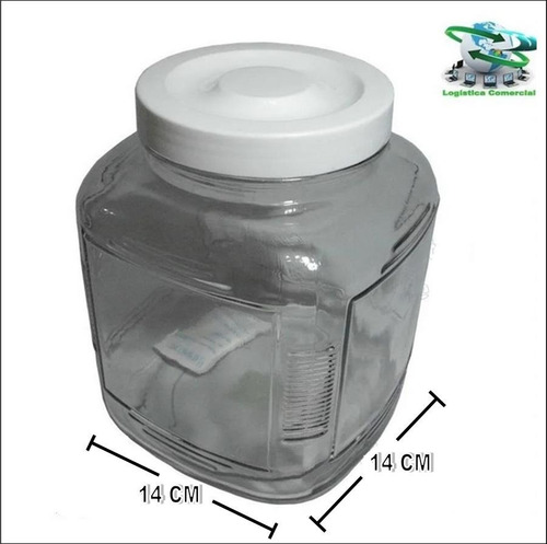 Bombonera De Vidrio Para Guardar Galletas Caramelos Cocina