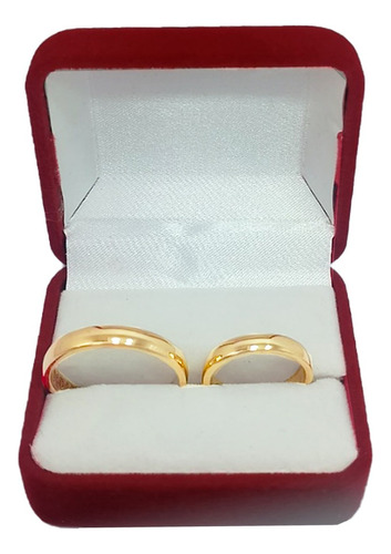 Alianzas 10 Gr Oro 18kts Par Regalo Compromiso Casamiento A6