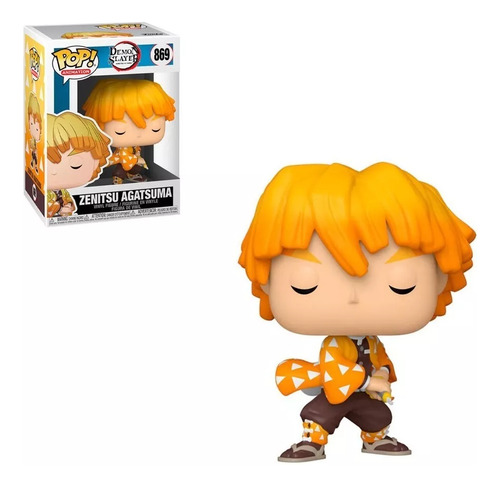 Funko Pop Zenitsu Agatsuma - Demon Slayer #869 (Usado)