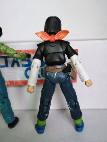 Dragón Ball Z Androide #17 Figura Articulada. (Usado)