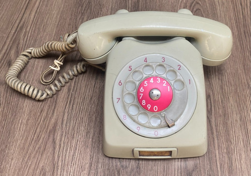 Imagen 8 de 8 de Telefono De Mesa Antiguo Original Decorativo