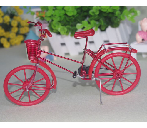Estatueta De Modelo De Bicicleta Antiga