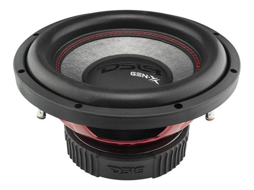 Subwoofers Ds18 De 900watts Gen-x124d Doble Bobina Potente Color Negro Con Rojo