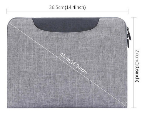 Imagen 4 de 7 de Bolso Protector Macbook / Notebook 13.3 Pulgadas 37x26