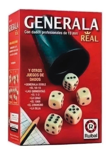 Generala Real Juego De Mesa Original Ruibal