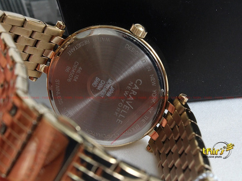 Bulova Caravelle Feminino 44l184 New York Cristais 38mm