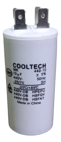 Capacitor Cooltech 10 Uf Microfaradios