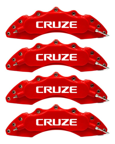 Capas Pinça De Freio Chevrolet Cruze Kit 4 Pçs + Cola 