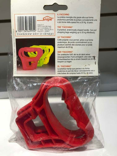 Manija X 2 Agarradera Para Llevar Varias Bolsa Plastico 50