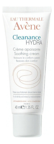 Avene Cleanance Hydra, creme suavizante e calmante para acne, 40 ml, tipo de pele sensível