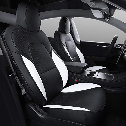 Xipoo Fit Tesla Model 3 Model Y Car Seat Cover Pu Wjzza