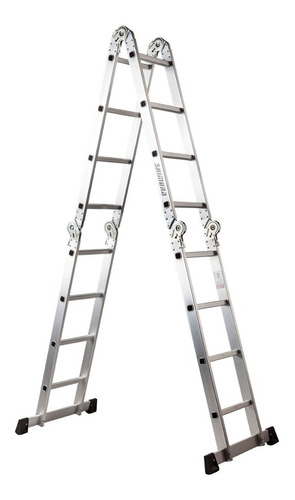 Escalera Aluminio Plegable Shimura - 3.7 Mts - 130 Kilos 3x4