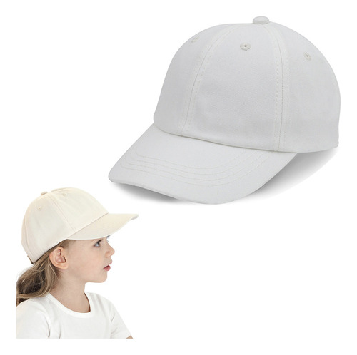 Gorra De Béisbol Sencilla Para Niños Con Protección Solar A