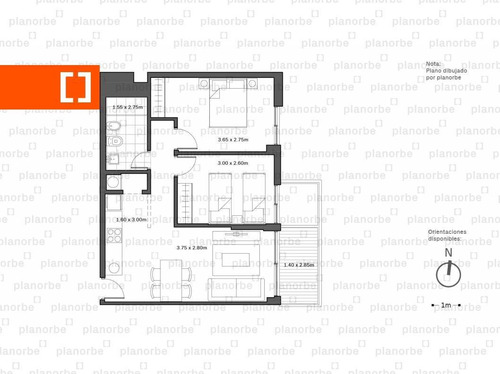 Venta De Apartamento Obra Construcción 2 Dormitorios En Tres Cruces, Gala Pop Br. Artigas Unidad 702