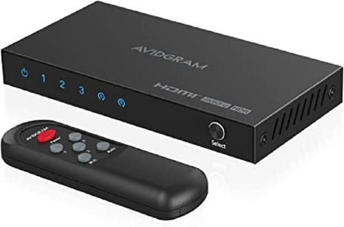 Switcher Hdmi 4k 60hz, Hdmi Switcher 3 En 1 Con Control