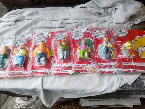 7 Muñecos De Los Simpsons