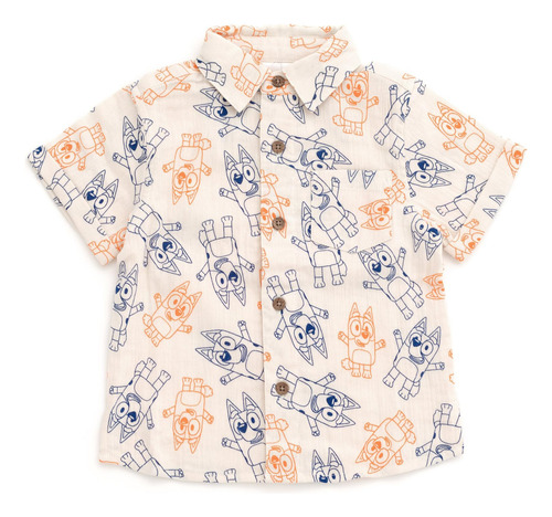 Set De Ropa Bluey Bingo Para Niños Pequeños Y Pantalones Cor