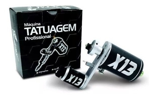 Máquina De Tatuagem Rotativa X13 Tattoo Silver Tcm Machine