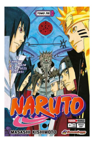 Naruto Tomo N.70 Panini Anime Español