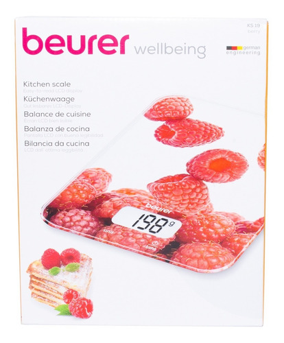 Beurer Ks 19 Balanza Digital De Cocina Con Tara Fresh