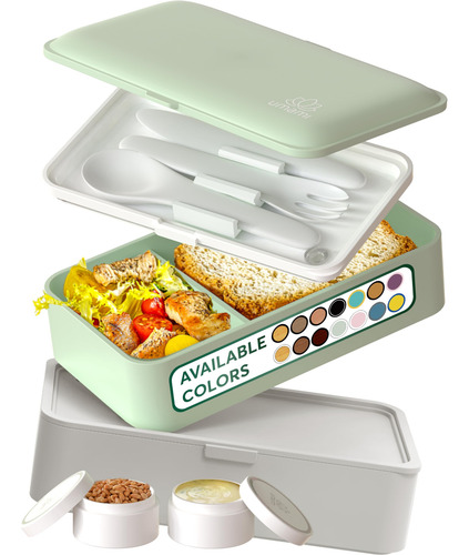 Umami Bento Box Todo En 1 Para Adultos, 100% A Prueba De Fug
