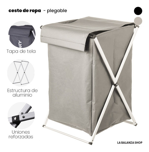 Cesto Canasto Ropa Sucia Tela Impermeable Plegable