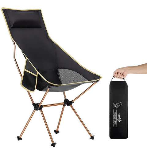 Silla Portátil Para Acampar Silla Plegable Liviana Par...