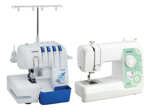 Combo Brother Maquina De Coser Js2135 + Overlock 3534dt