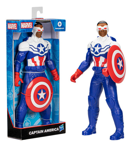 Boneco Capitão América Mighty Hero Series F6936 Hasbro