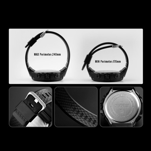 50% Off - Reloj Cronometro Skmei 1441 Negro Luz Wr 50atm