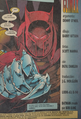 Duelo De Murciélagos Batman Dc Libro P (Usado)