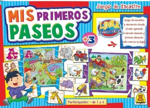 Juego De Encastre Niños Mis Primeros Paseos Implas