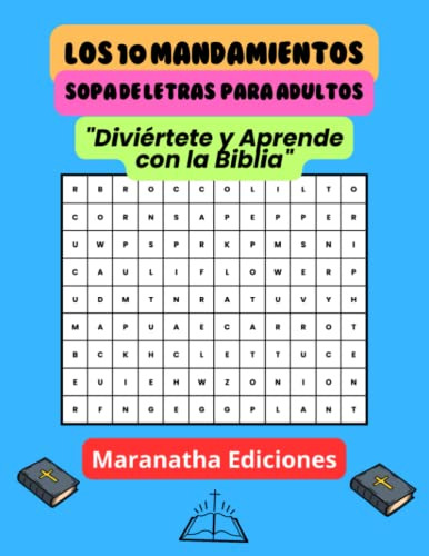 Los 10 Mandamientos Sopa De Letras Para Adultos: Diviertete