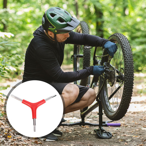 Llave De Reparación Portátil En Forma De Y Para Bicicleta De