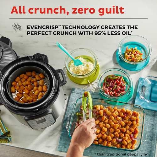 Freidora Y Olla A Presión Eléctrica Instant Pot Duo Crisp