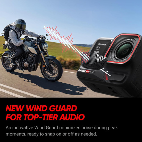 Cámara De Acción 8k Impermeable Con Sensor De 1.3 Pulgadas Negro